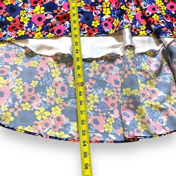 Anthropologie Hutch Hi-Lo Multicolor Floral Maxi Dress White Size Medium - Picture 8 of 12